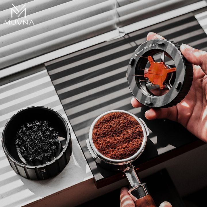 MUVNA WDT Koffiedistributeur 58mm Koffie Kenner