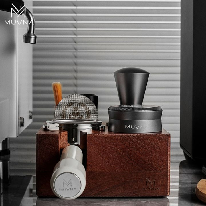 MUVNA - Multifunctioneel sabotagestation - Volledig Sapelihout Koffie Kenner