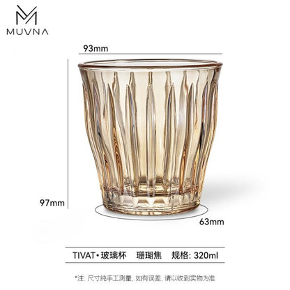 MUVNA - Koffieglas 320ml Koffie Kenner