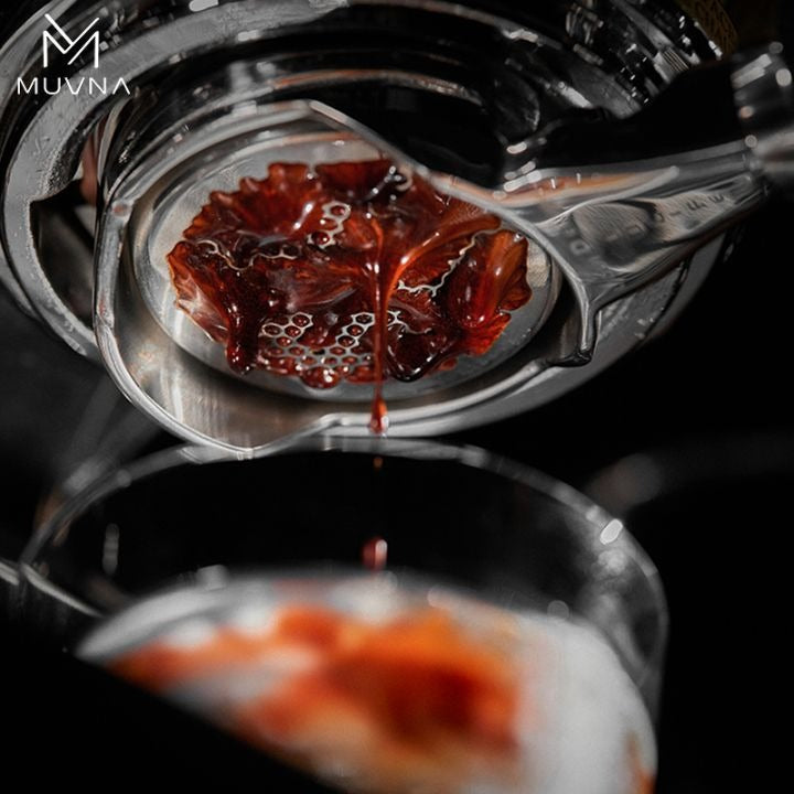 MUVNA - Lucifer Bottomless Portafilter Blauw 58mm Koffie Kenner