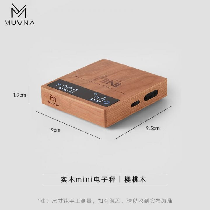 MUVNA Mini Smart Koffieweegschaal Koffie Kenner