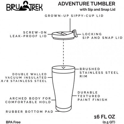 Planetary Design - Adventure Tumbler - 473ml | Sneeuwvlok Koffie Kenner